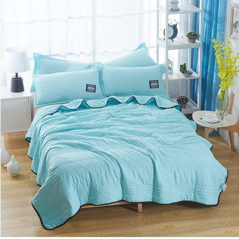 Cooling Blankets Pure Color Summer Quilt Plain Summer Cool Quilt Compressible Air-conditioning Quilt Quilt Blanket - pokema825be89c2d4b99ea84001d885b492777