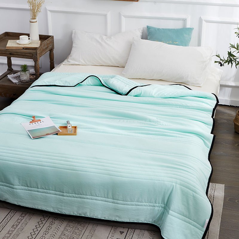 Cooling Blankets Pure Color Summer Quilt Plain Summer Cool Quilt Compressible Air-conditioning Quilt Quilt Blanket - pokema8c1c5b59cbdf086e582c7fc32de21022
