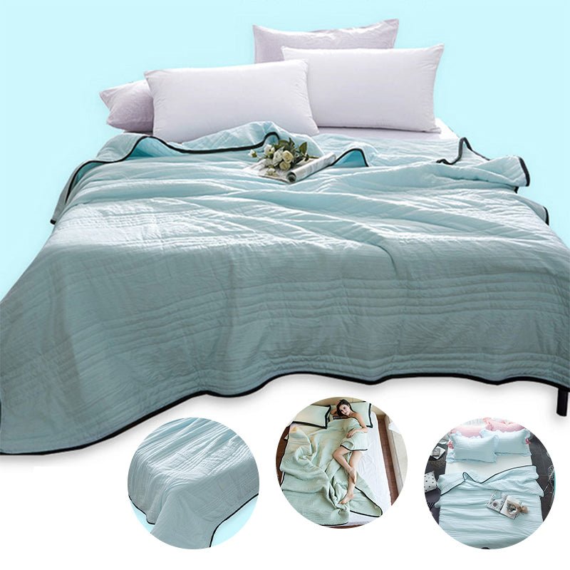 Cooling Blankets Pure Color Summer Quilt Plain Summer Cool Quilt Compressible Air-conditioning Quilt Quilt Blanket - pokema735bf1eb81a0356e07ffb6b10e57c7a8