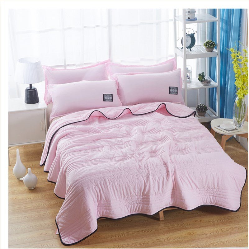 Cooling Blankets Pure Color Summer Quilt Plain Summer Cool Quilt Compressible Air-conditioning Quilt Quilt Blanket - pokema1c4a402249441d03c939cddcef234b6b
