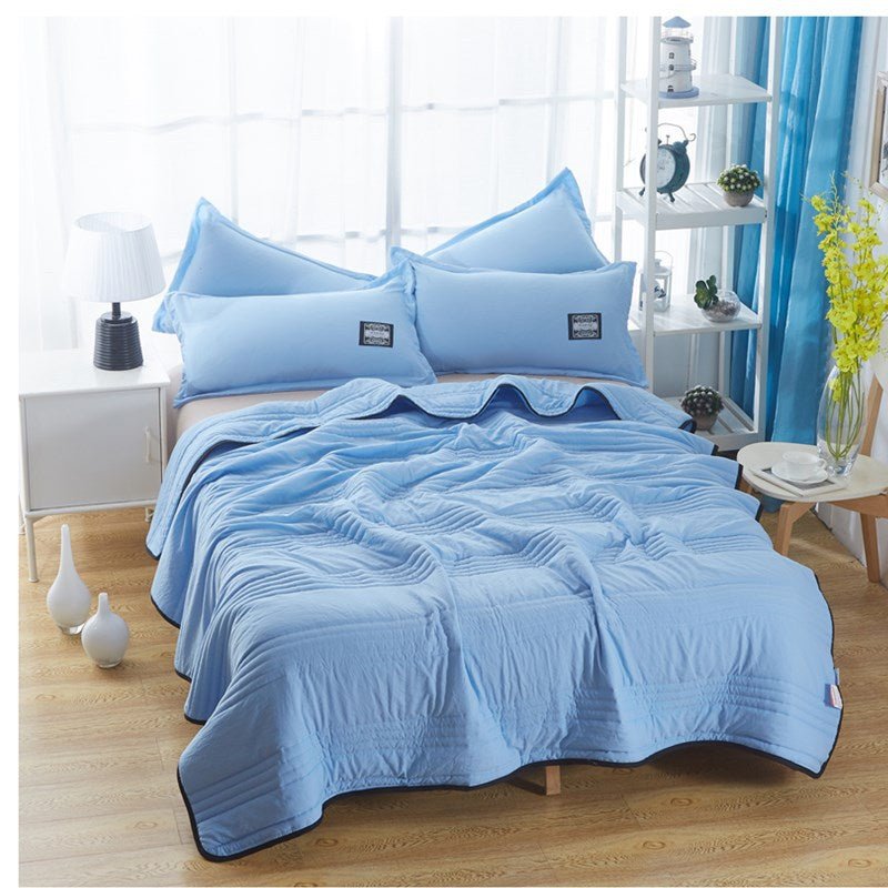 Cooling Blankets Pure Color Summer Quilt Plain Summer Cool Quilt Compressible Air-conditioning Quilt Quilt Blanket - pokemafd73ef90a460884e402b0dde426bf776
