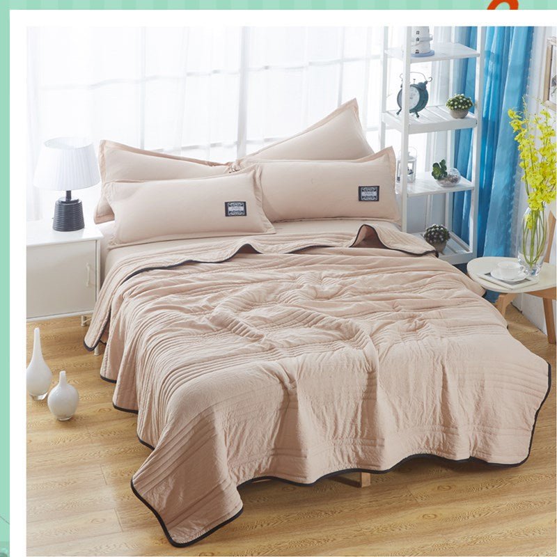 Cooling Blankets Pure Color Summer Quilt Plain Summer Cool Quilt Compressible Air-conditioning Quilt Quilt Blanket - pokema12c29ded39efb96d00f17f27dc45a10b