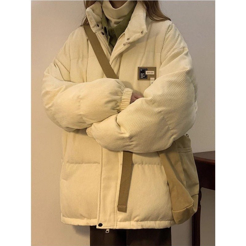Corduroy Cotton-padded Coat For Men And Women Winter Thickened French Coat - pokemad38750d1ce5344a8b93aa0331d1e9beb