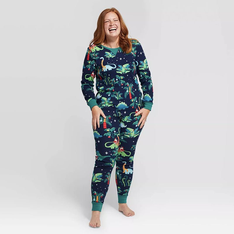 Cotton Printing Family With Dog European And American Parent-child Pajamas - pokemaa3495a6212a811537a88dbfe26d6da59