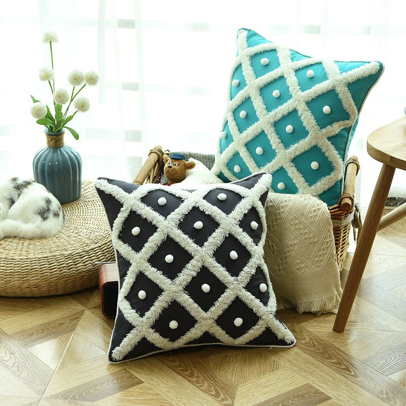 Creative Home Ball Pillow Tufted Moroccan Pillow Elegant Cushion Pillow Case - pokema567fb0a0a9d3086e624a1043c830cc9d