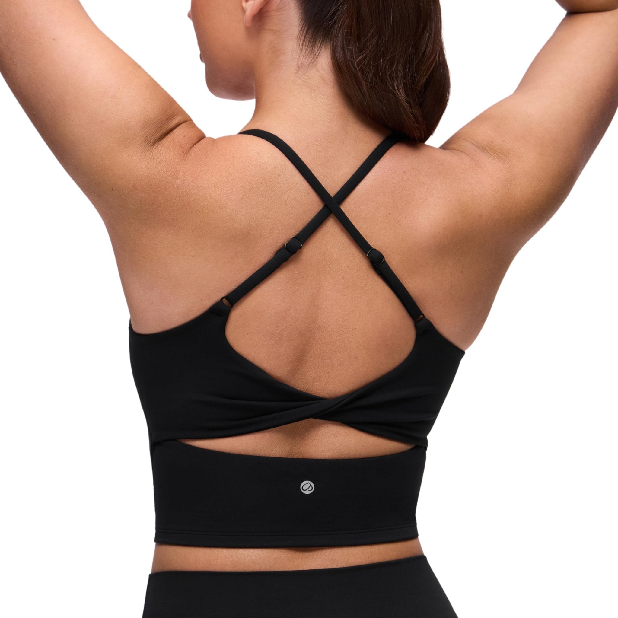 CRZ YOGA Butterluxe Twist Back Crop Tank Tops | Light Support, Removable Pads, Yoga, Extremely Soft, Cut-Out Crossback, Adjustable Straps, Longline Sports Bras for Women - pokemaCRZ YOGA Butterluxe Twist Back Crop Tank Tops | Light Support, Removable Pads, Yoga, Extremely Soft, Cut-Out Crossback, Adjustable Straps, Longline Sports Bras for Women