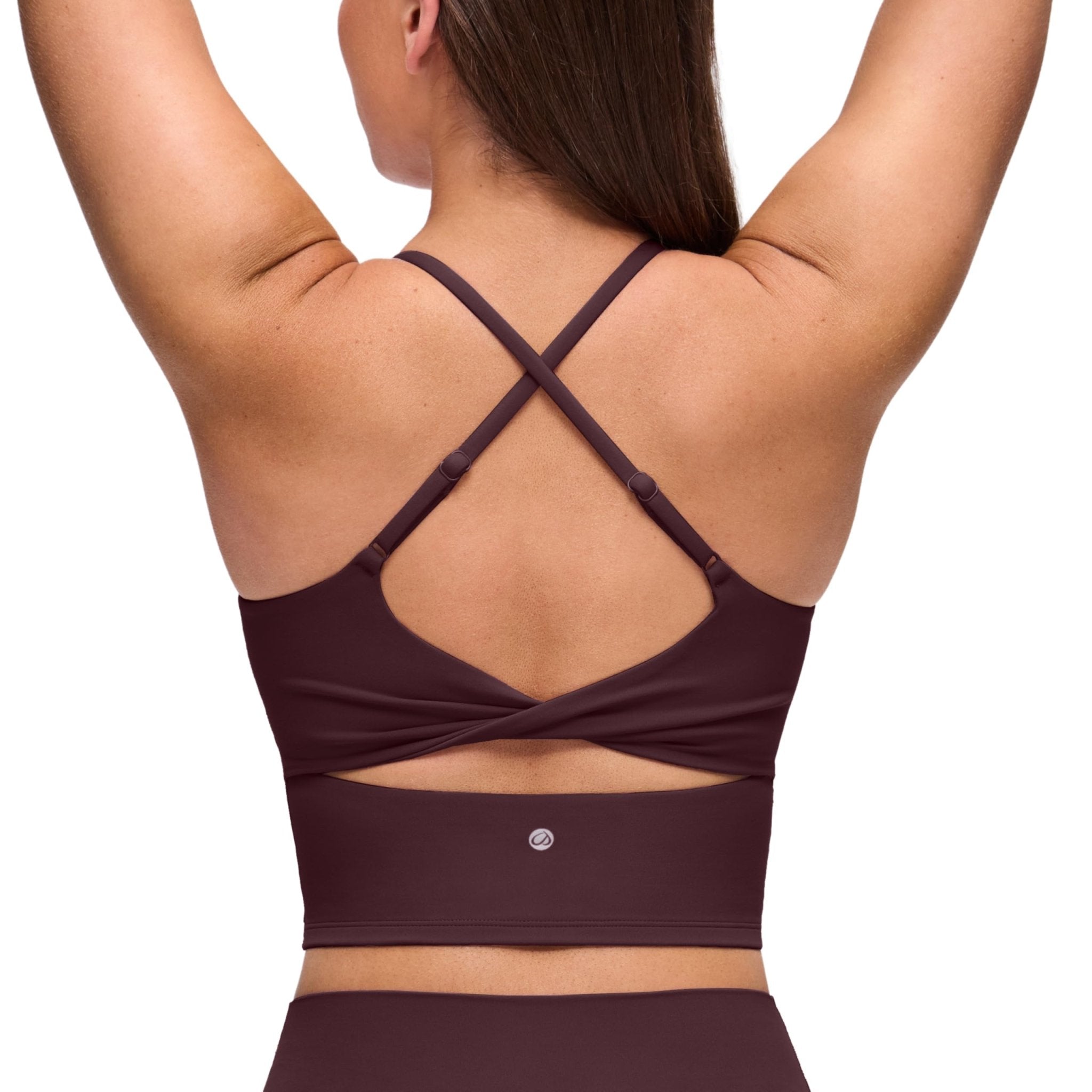 CRZ YOGA Butterluxe Twist Back Crop Tank Tops | Light Support, Removable Pads, Yoga, Extremely Soft, Cut-Out Crossback, Adjustable Straps, Longline Sports Bras for Women - pokemaCRZ YOGA Butterluxe Twist Back Crop Tank Tops | Light Support, Removable Pads, Yoga, Extremely Soft, Cut-Out Crossback, Adjustable Straps, Longline Sports Bras for Women