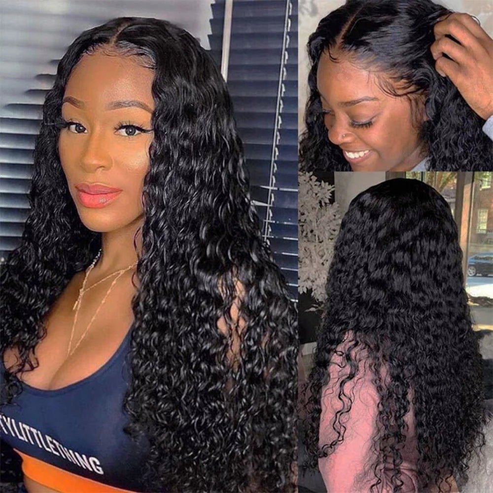Curly Human Hair Wig Lace Hair Products - pokema68c8e1626aae99063ff9c6223e71e741