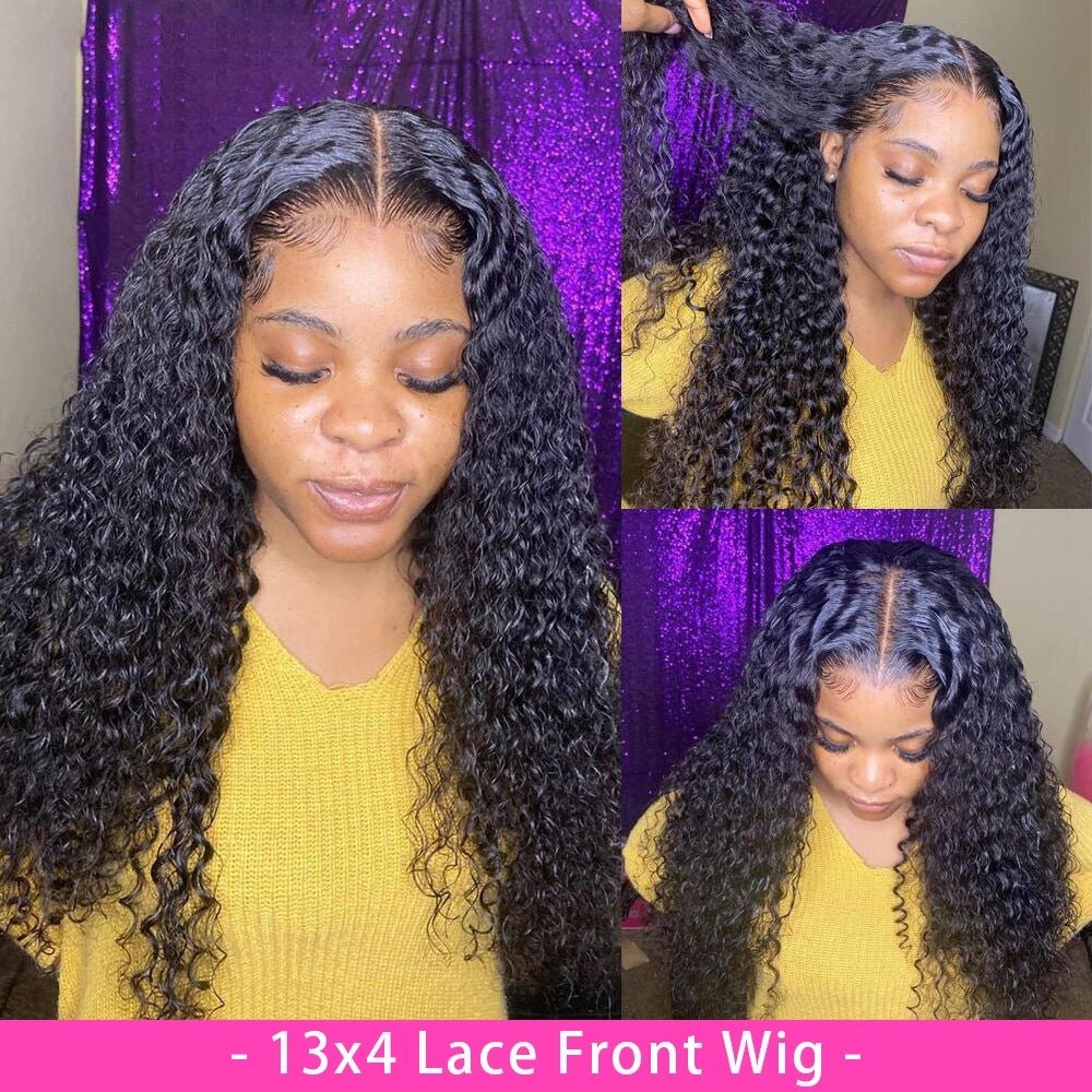 Curly Human Hair Wig Lace Hair Products - pokema79cd89070285017c1561cbc7ea3fd956