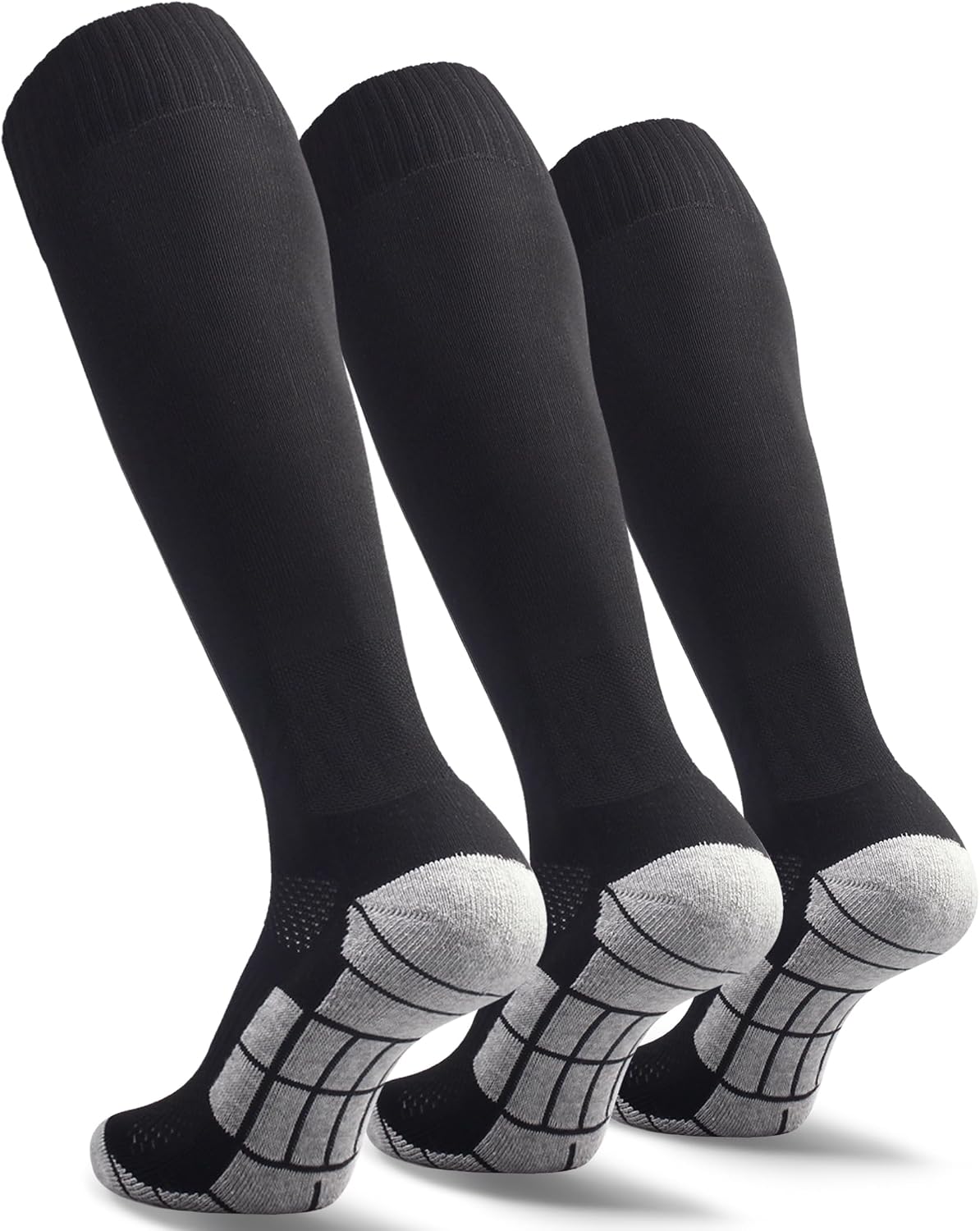 CWVLC Soccer Socks (3/5 pairs) Team Sport Knee High Socks for Adult Youth Kids - pokemaCWVLC Soccer Socks (3/5 pairs) Team Sport Knee High Socks for Adult Youth Kids