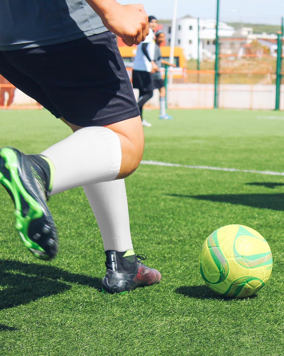 CWVLC Soccer Socks (3/5 pairs) Team Sport Knee High Socks for Adult Youth Kids - pokemaCWVLC Soccer Socks (3/5 pairs) Team Sport Knee High Socks for Adult Youth Kids