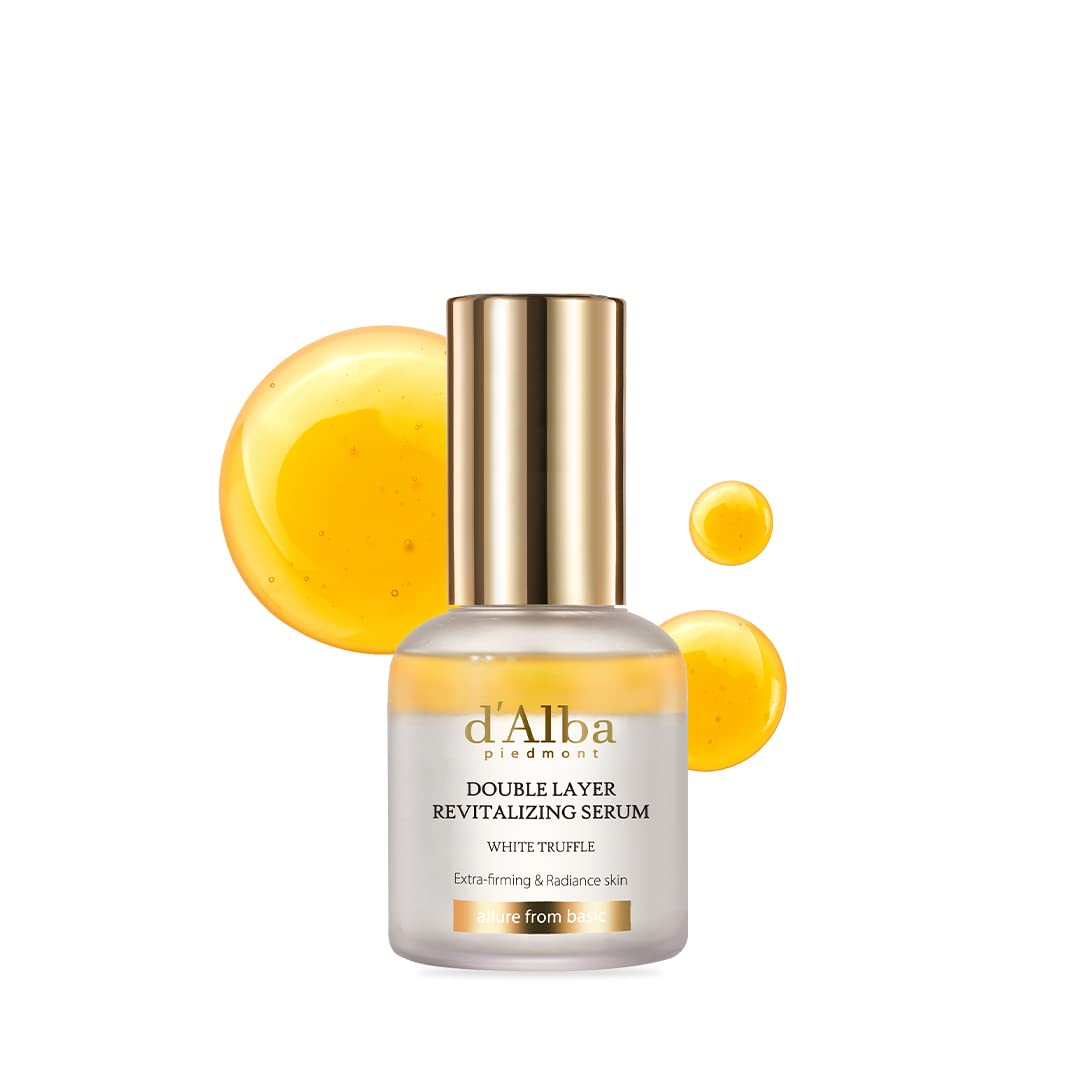 d'alba Piedmont Italian White Truffle Double Layer Revitalizing Serum, 100hr Hydration Serum with Hyaluronic Acid and Centella Asiatica, Skin Firming and Tightening, glow and long-lasting moisture, Korean Skincare (50ml) - pokemad'alba Piedmont Italian White Truffle Double Layer Revitalizing Serum, 100hr Hydration Serum with Hyaluronic Acid and Centella Asiatica, Skin Firming and Tightening, glow and long-lasting moisture, Korean Skincare (50ml)