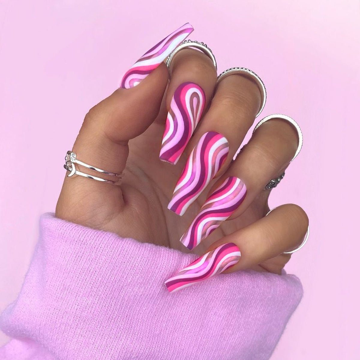 Detachable Artistic Wearable Finished Fake Nails False Nails Fingernails Press On Nails Tips - pokema40a4d6da7a72431eea4a3b8ad374e63e