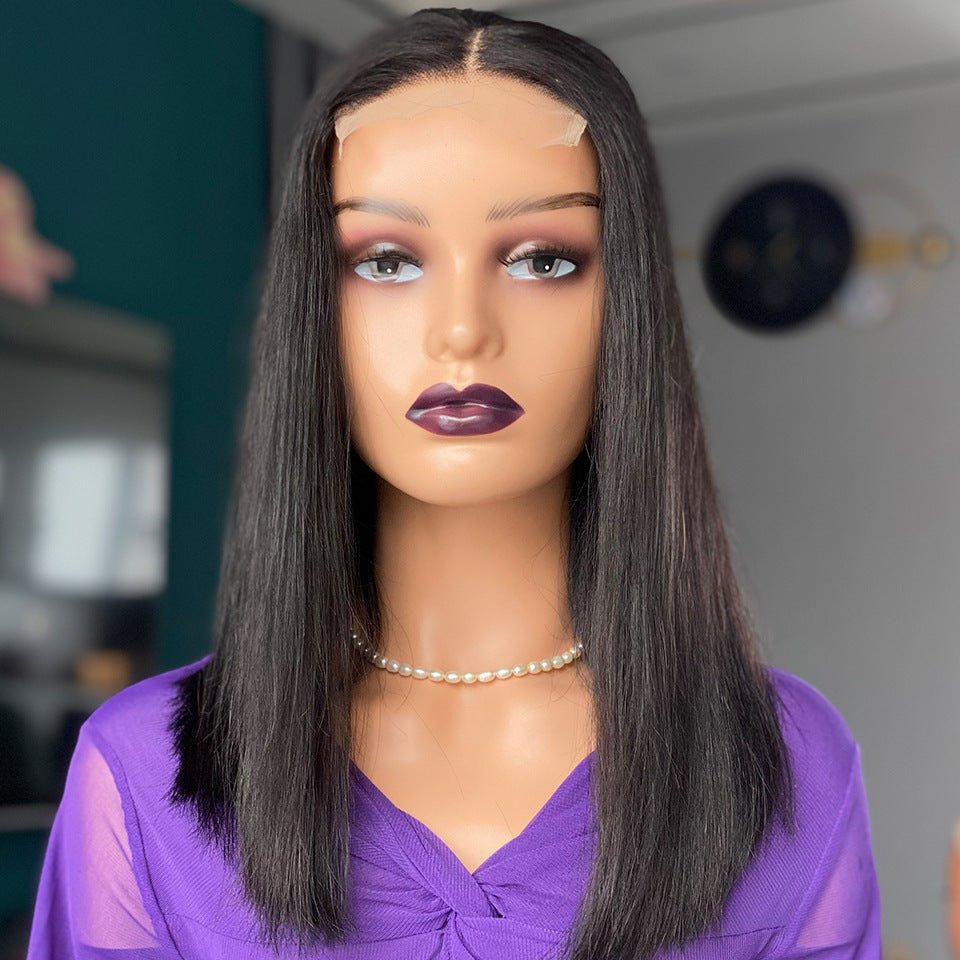 Double Drawn Bone Straight Human Hair Wigs - pokemaae8816de77e2fbca123e245226657435