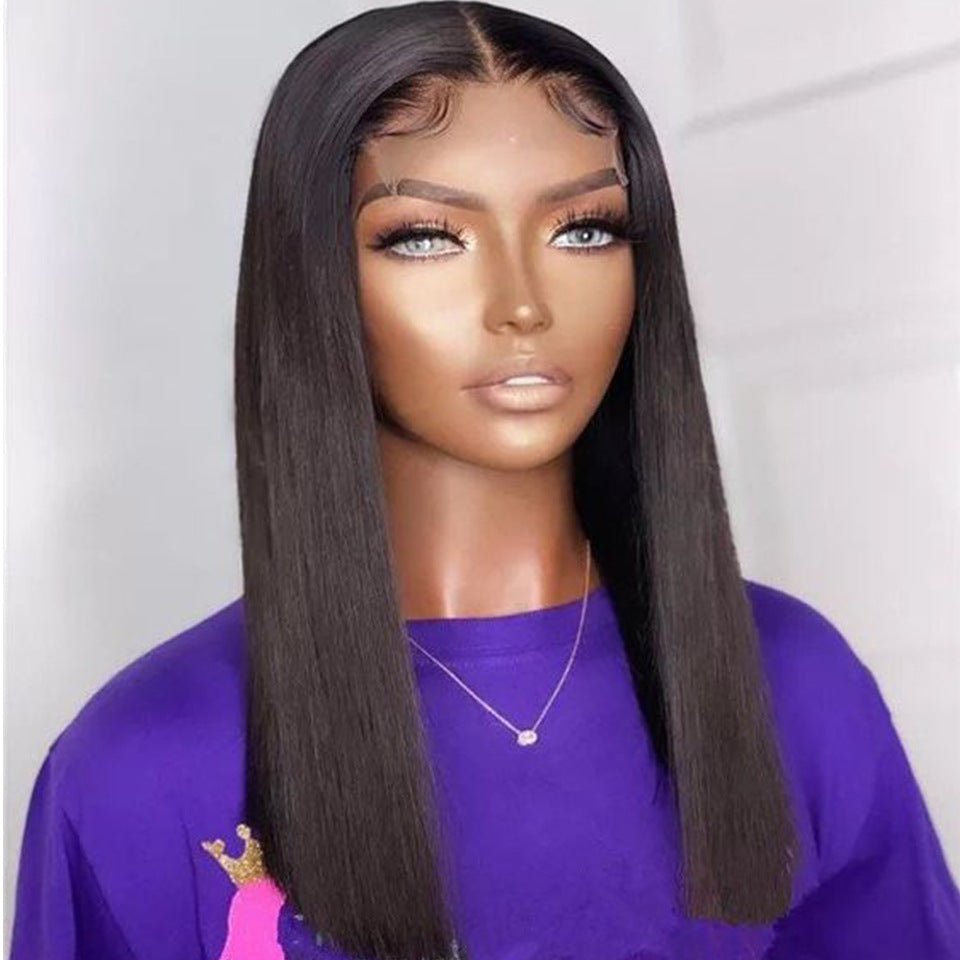 Double Drawn Bone Straight Human Hair Wigs - pokemaee386269c466bba20070609b6e682531