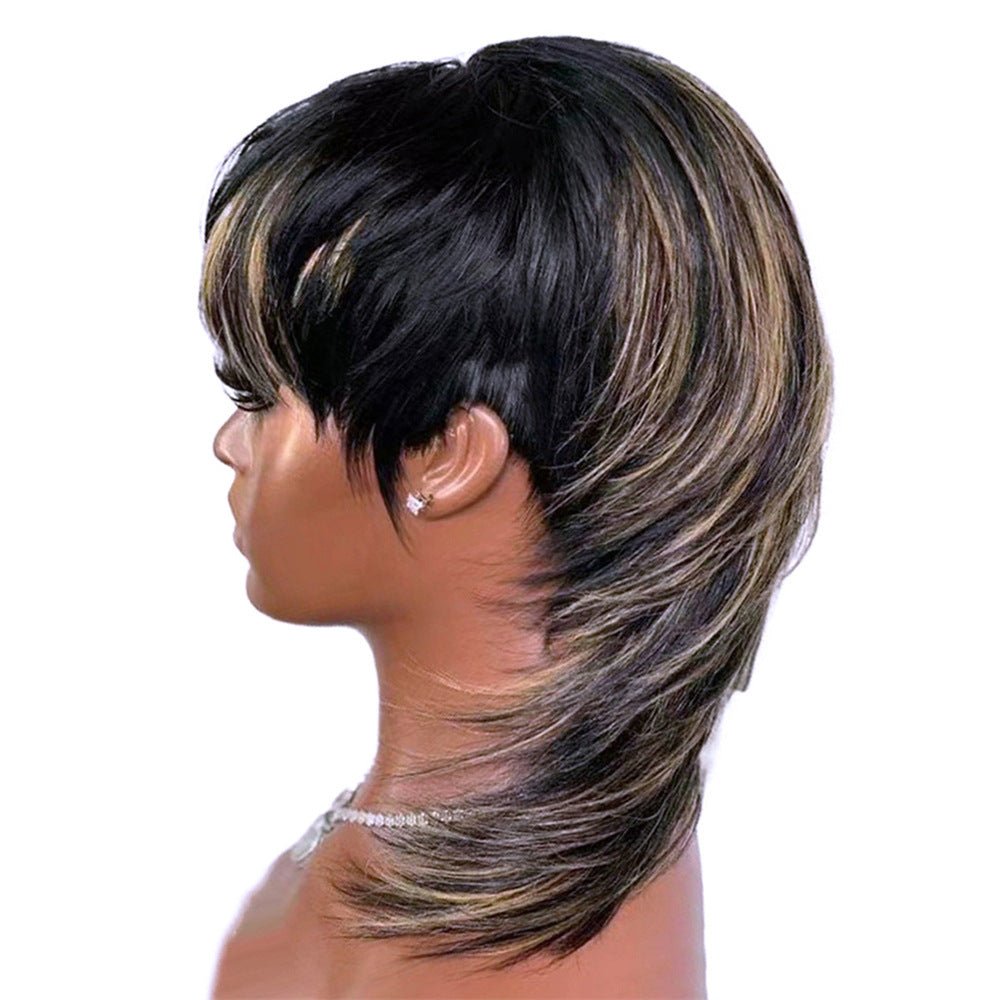 Dovetail Wolf Tail Human Hair Wig - pokema2e910572107928420098347871211ffb