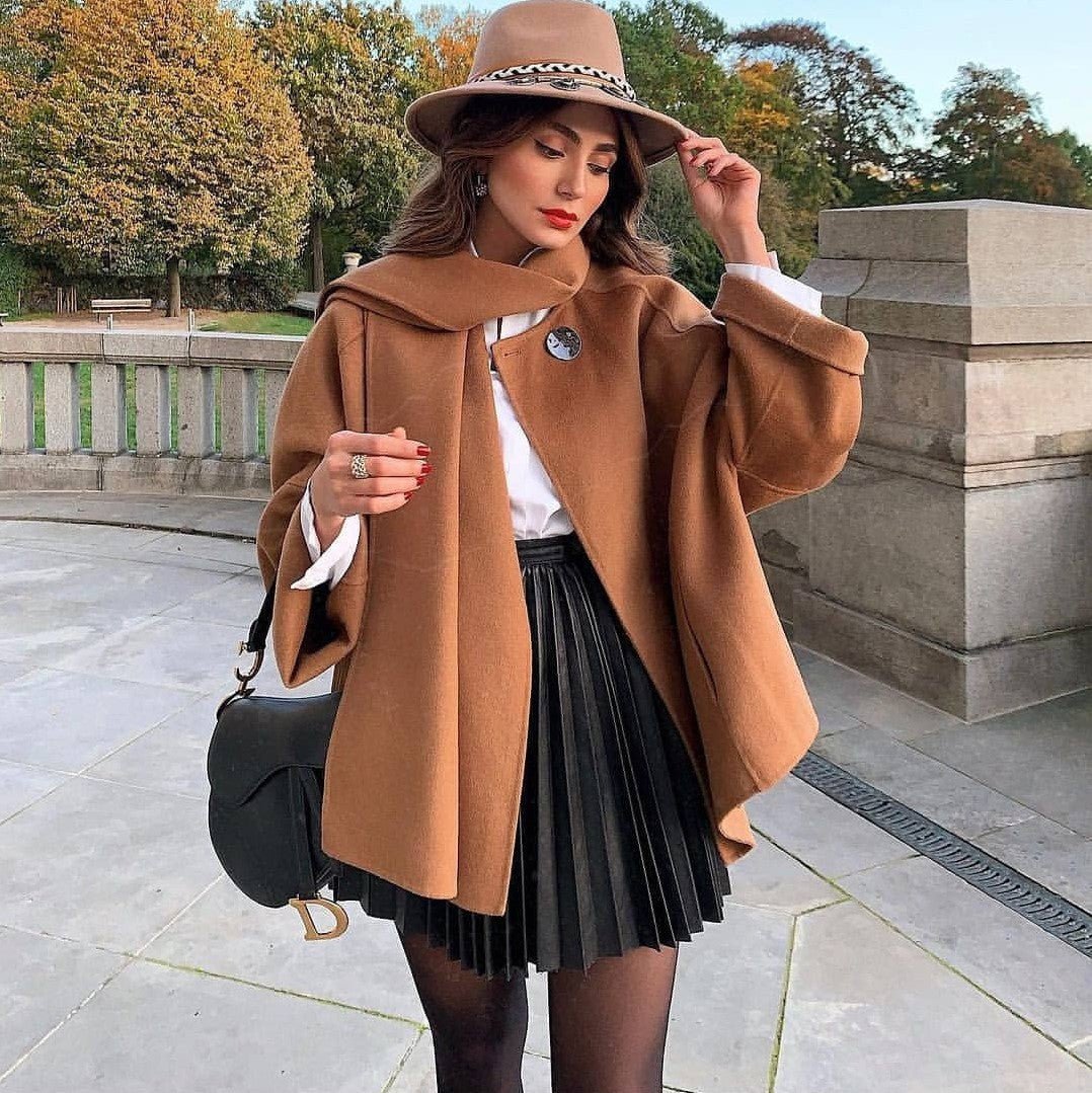 Draped Pleated Knitted Mini Skirts Women Winter Short Skirt - pokemaa172d352944f817c7b7f1fe230d602de