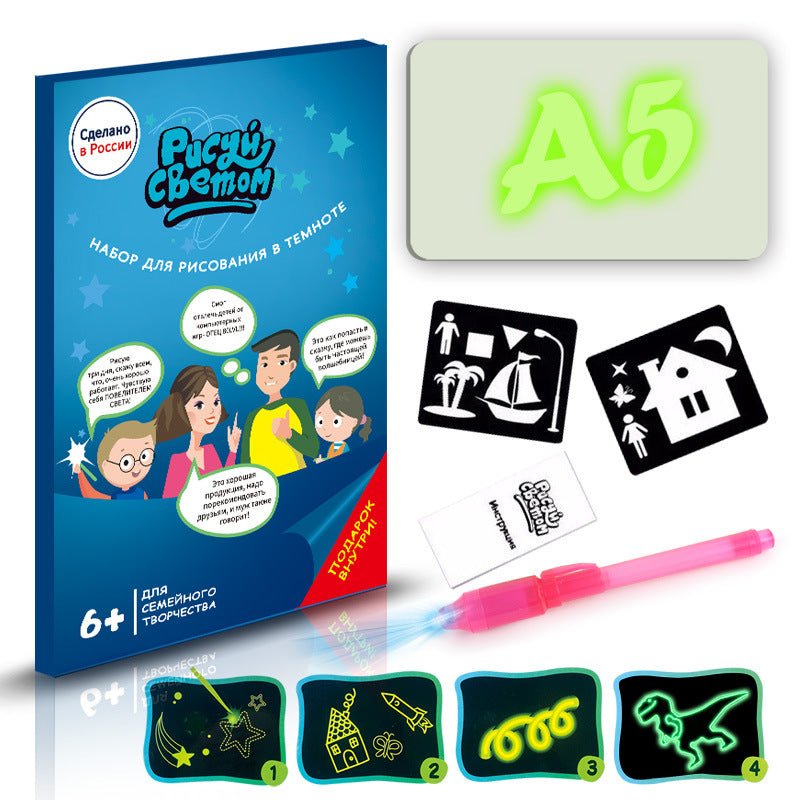 Educational Toy Drawing Pad 3D Magic 8 Light Effects Puzzle Board Sketchpad - pokemad3f3c0702f3b20805f8e19b9000c6874