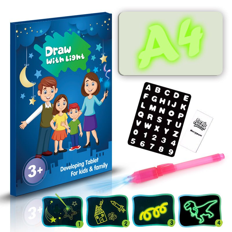 Educational Toy Drawing Pad 3D Magic 8 Light Effects Puzzle Board Sketchpad - pokema24cd4f51e8a21b0e62e857df1b4e4af4