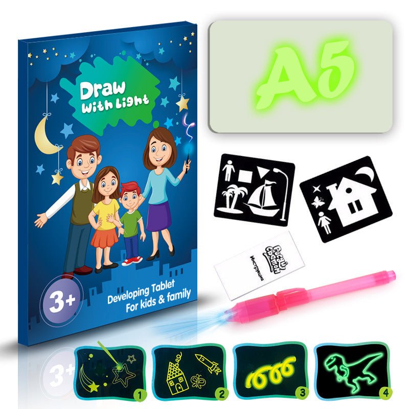 Educational Toy Drawing Pad 3D Magic 8 Light Effects Puzzle Board Sketchpad - pokemae8afadeb12e75742b8a12c4748beccdb