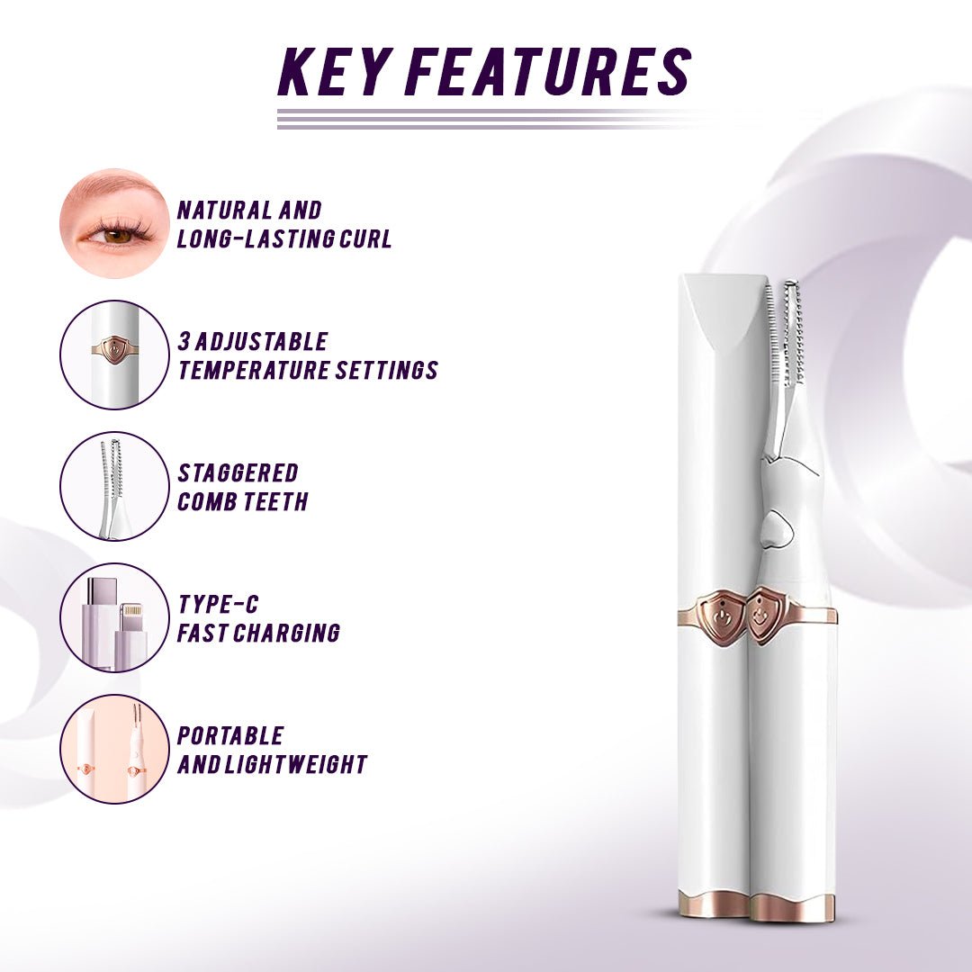 Electric Eyelash Curler - pokemaElectric Eyelash Curler