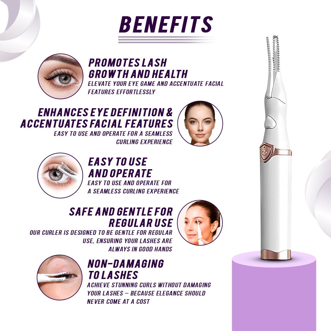Electric Eyelash Curler - pokemaElectric Eyelash Curler