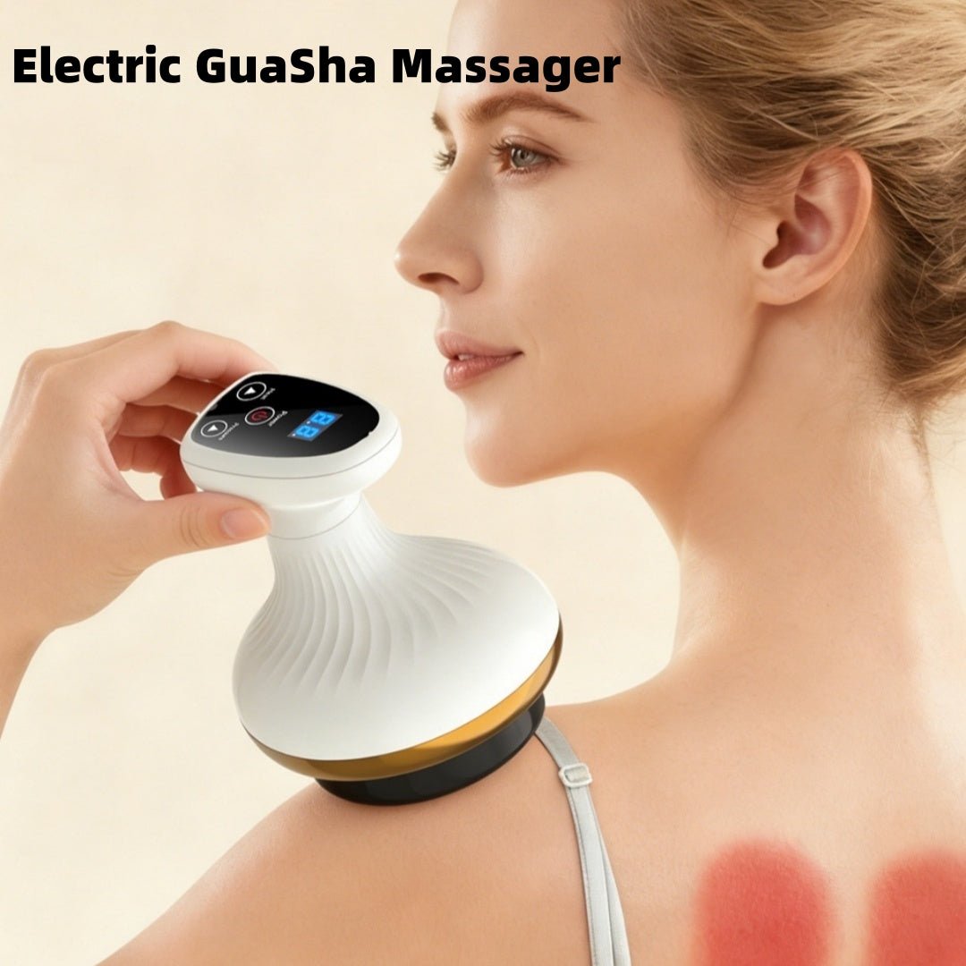 Electric Gua Sha Board Beauty Massager Cupping Device Electric Meridian Brush Home Abdominal Massage Gua Sha Board Massager - pokemaba8924289cb394cdd7b3be06c8e4712d
