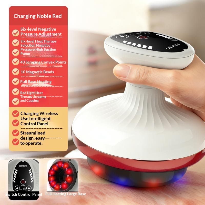 Electric Gua Sha Board Beauty Massager Cupping Device Electric Meridian Brush Home Abdominal Massage Gua Sha Board Massager - pokemad6a26465deeb896fabcf02607c4f7a71