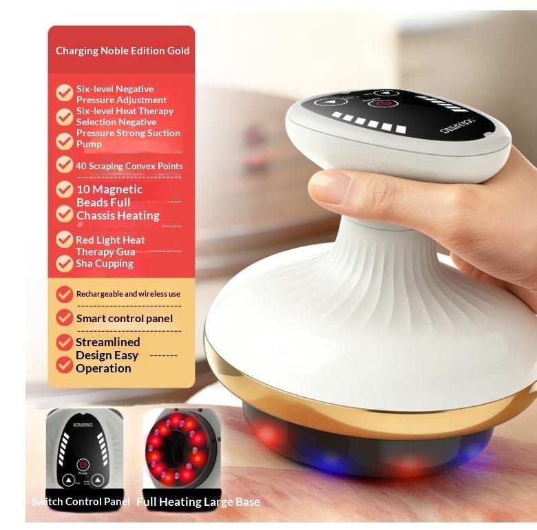 Electric Gua Sha Board Beauty Massager Cupping Device Electric Meridian Brush Home Abdominal Massage Gua Sha Board Massager - pokema70d4fcb3fcb7befad6a131a26796ff61