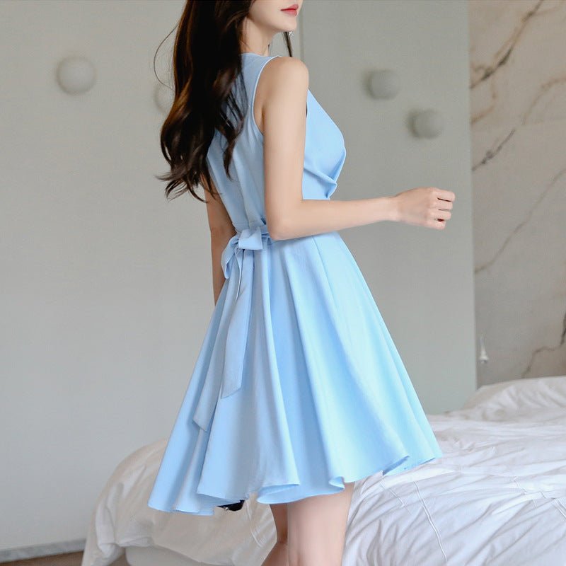 Elegant And Slimming Commuter A-line Dress - pokema71c62fb33197e27980320e27e1f41a60