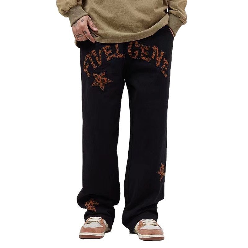 Embroidered Casual Workwear Pants For Men - pokema954ec11d2c4f9daf6a05d0e33be2d37c