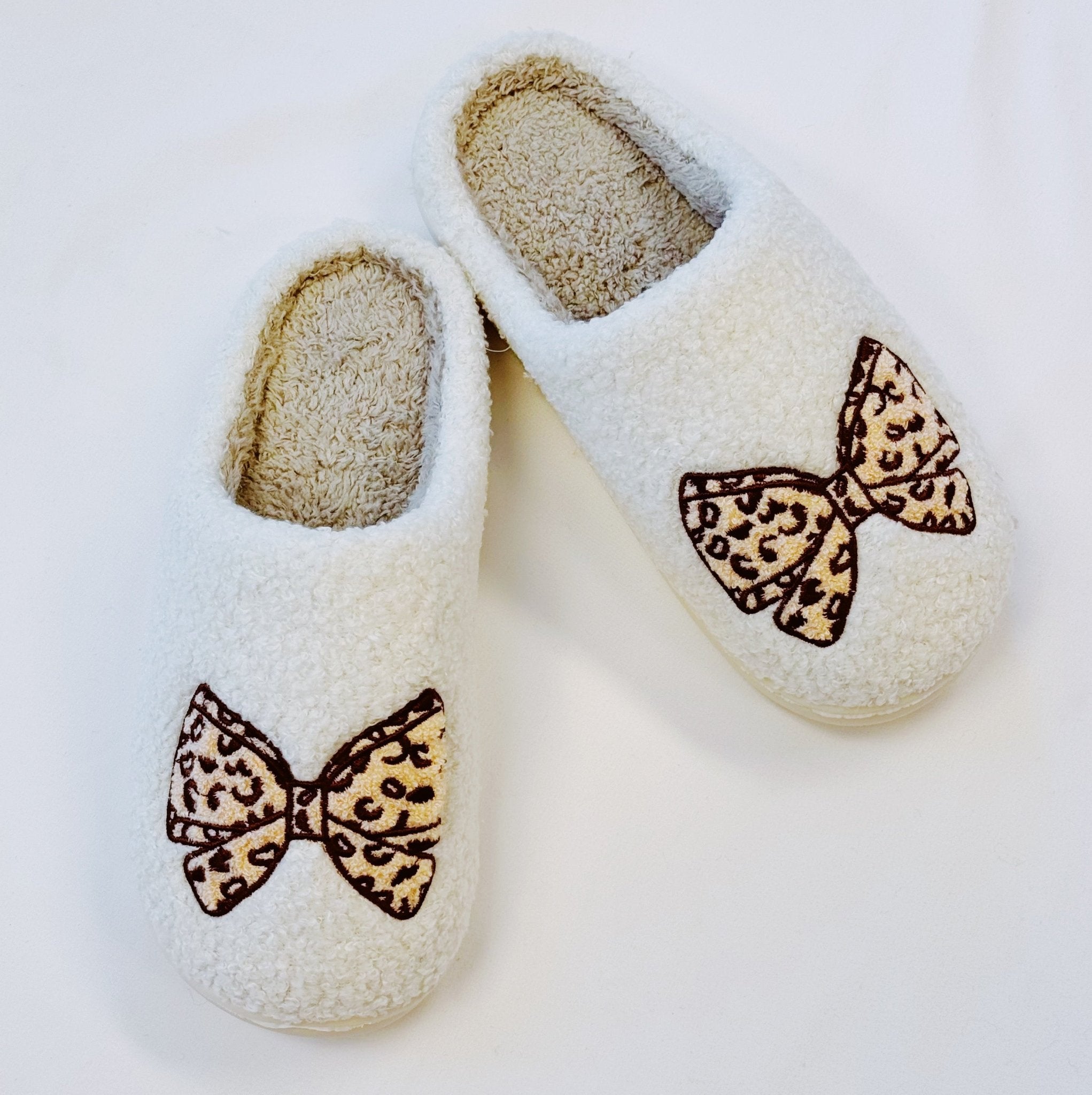 Emily Bow Cozy Lounge Slippers - pokemaEmily Bow Cozy Lounge Slippers