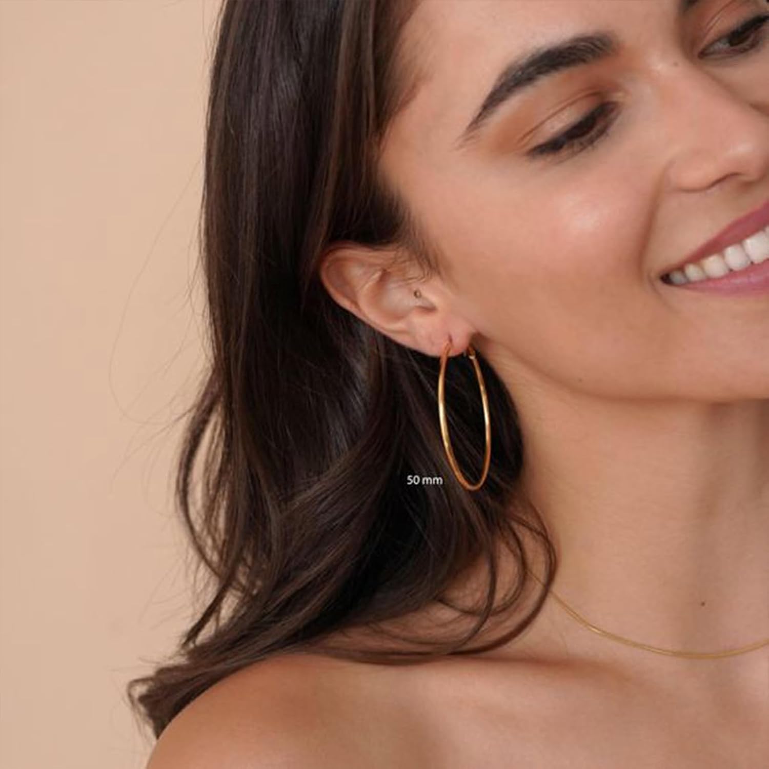Ensemble de boucles d'oreilles créoles en or pour femme, 12 paires - Hypoallergénique - Grandes/épaisses et fines - Boucles d'oreilles en or en forme de boucle pour bijoux - Cadeau - 40 mm/50 mm - pokemaEnsemble de boucles d'oreilles créoles en or pour femme, 12 paires - Hypoallergénique - Grandes/épaisses et fines - Boucles d'oreilles en or en forme de boucle pour bijoux - Cadeau - 40 mm/50 mm