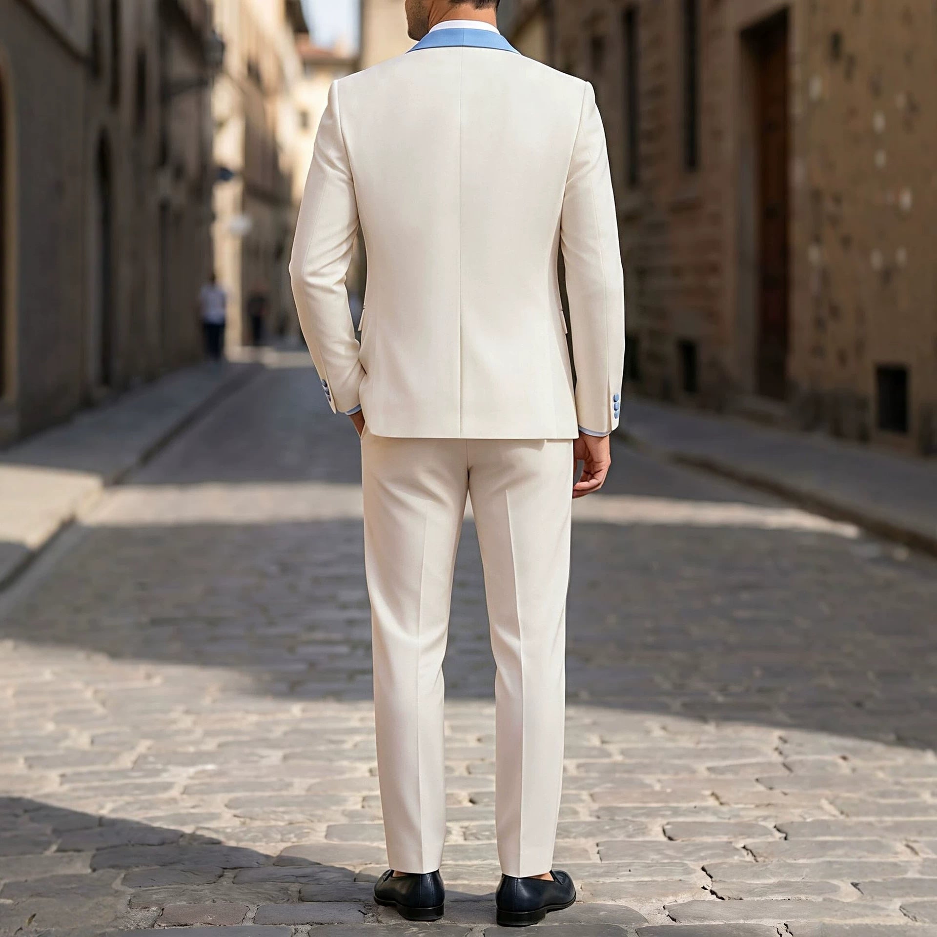 European And American Mens Waistcoat And Suit Pants Business Ensemble - pokema1e8319b234864b52b54d705291843587