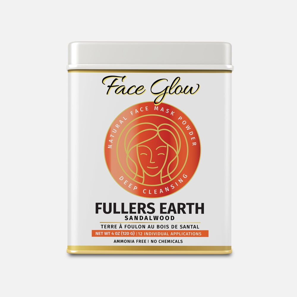 Face Glow- Fuller’s Earth w/ Sandalwood - 12 Individual Sachets of Multani Mitti (10 gm each)- Reusable Brush & Tray Included - pokemaFace Glow- Fuller’s Earth w/ Sandalwood - 12 Individual Sachets of Multani Mitti (10 gm each)- Reusable Brush & Tray Included