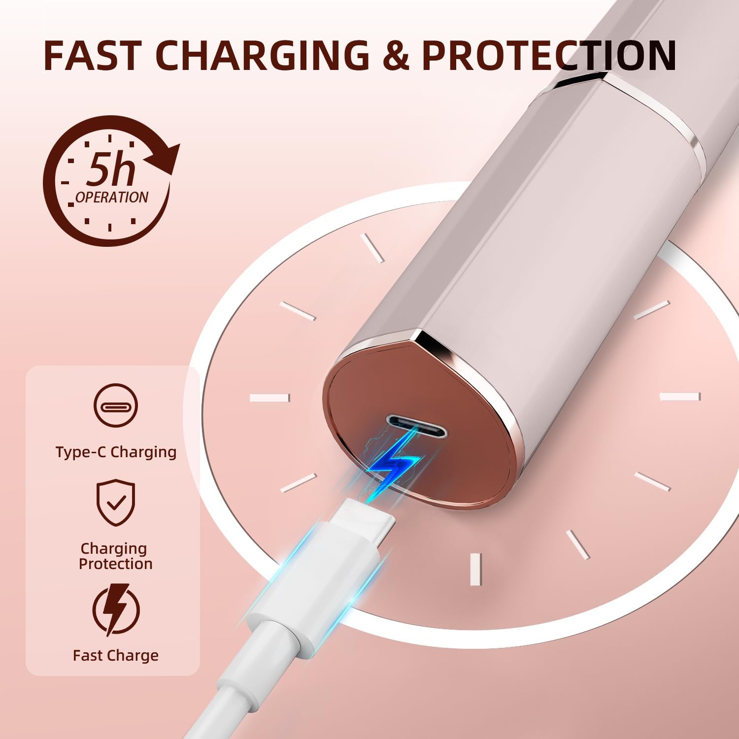 Facial Hair Removal for Women, Portable Lady Shaver, Rechargeable Painless Hair Remover for Face, Upper Lips, Chin, Peach Fuzz - pokemaFacial Hair Removal for Women, Portable Lady Shaver, Rechargeable Painless Hair Remover for Face, Upper Lips, Chin, Peach Fuzz