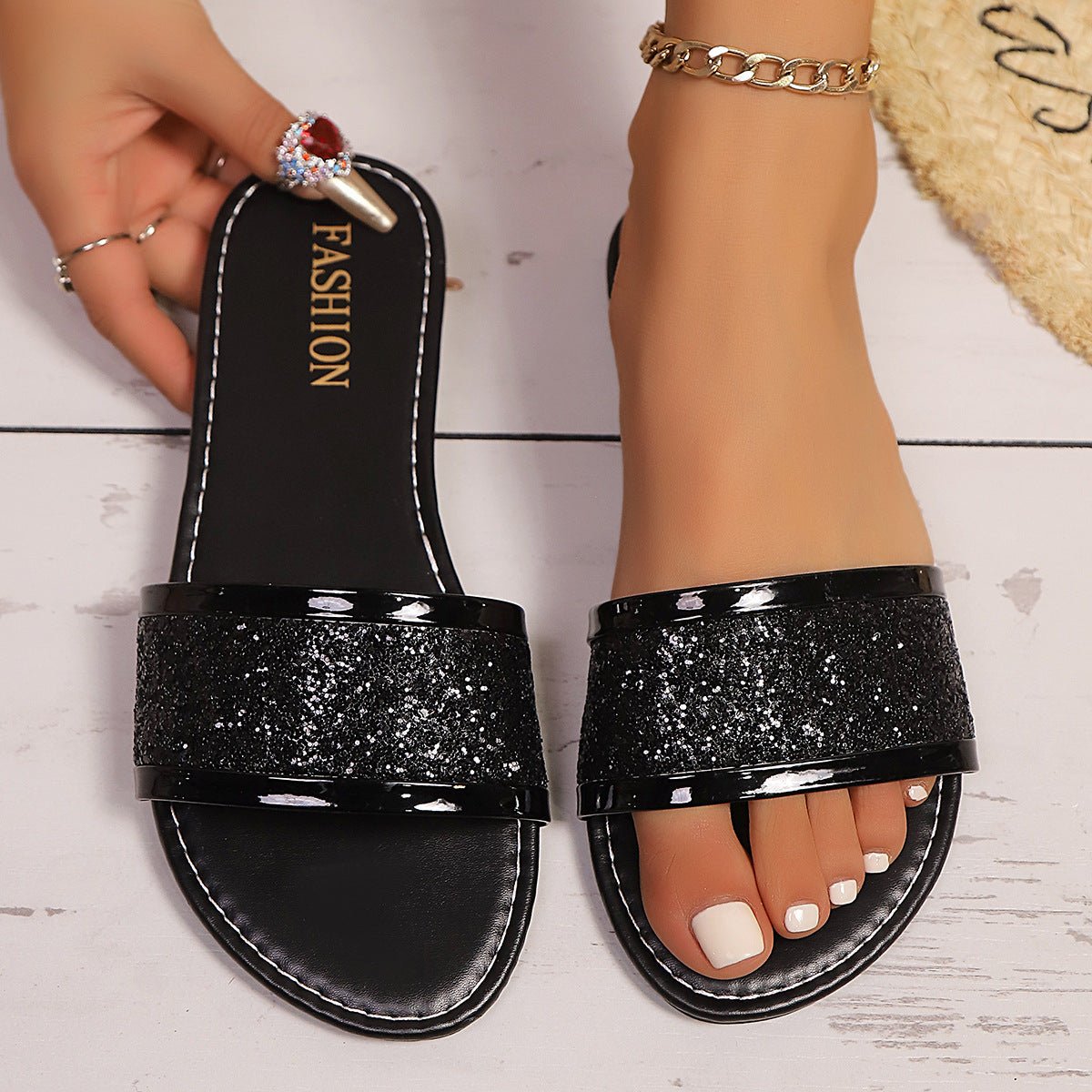 Fashion Casual Plus Size Outdoor Beach Simple Flat Slippers - pokema77dcd8f9f5e4732200f721e52d50c930