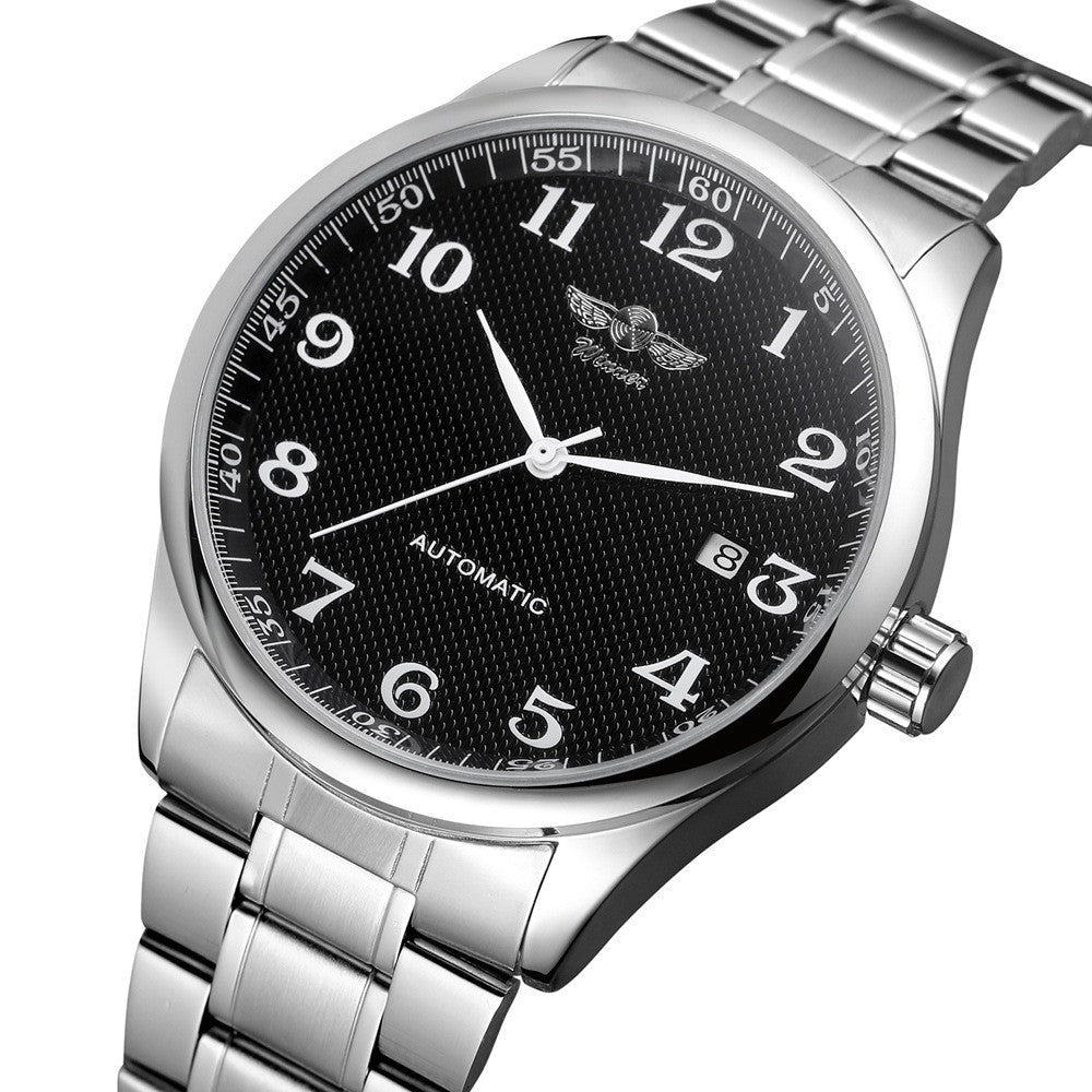 Fashion Simple Stainless Steel Men's Business Watch - pokema56a9d94807cbb86cc20fa7e913d025bc