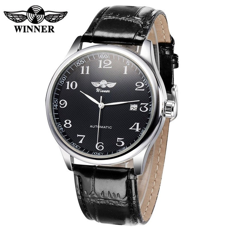Fashion Simple Stainless Steel Men's Business Watch - pokema57e093a542f9a5236b89b263634b6c13
