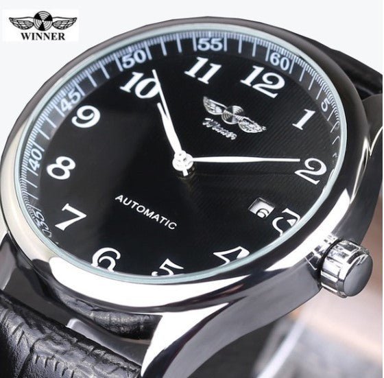 Fashion Simple Stainless Steel Men's Business Watch - pokema95854db87cbfe270190ff51f08eb6ab4