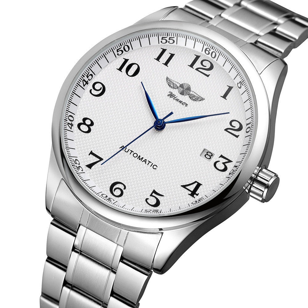 Fashion Simple Stainless Steel Men's Business Watch - pokema8142a2b64b8b69944befd33dece2822b
