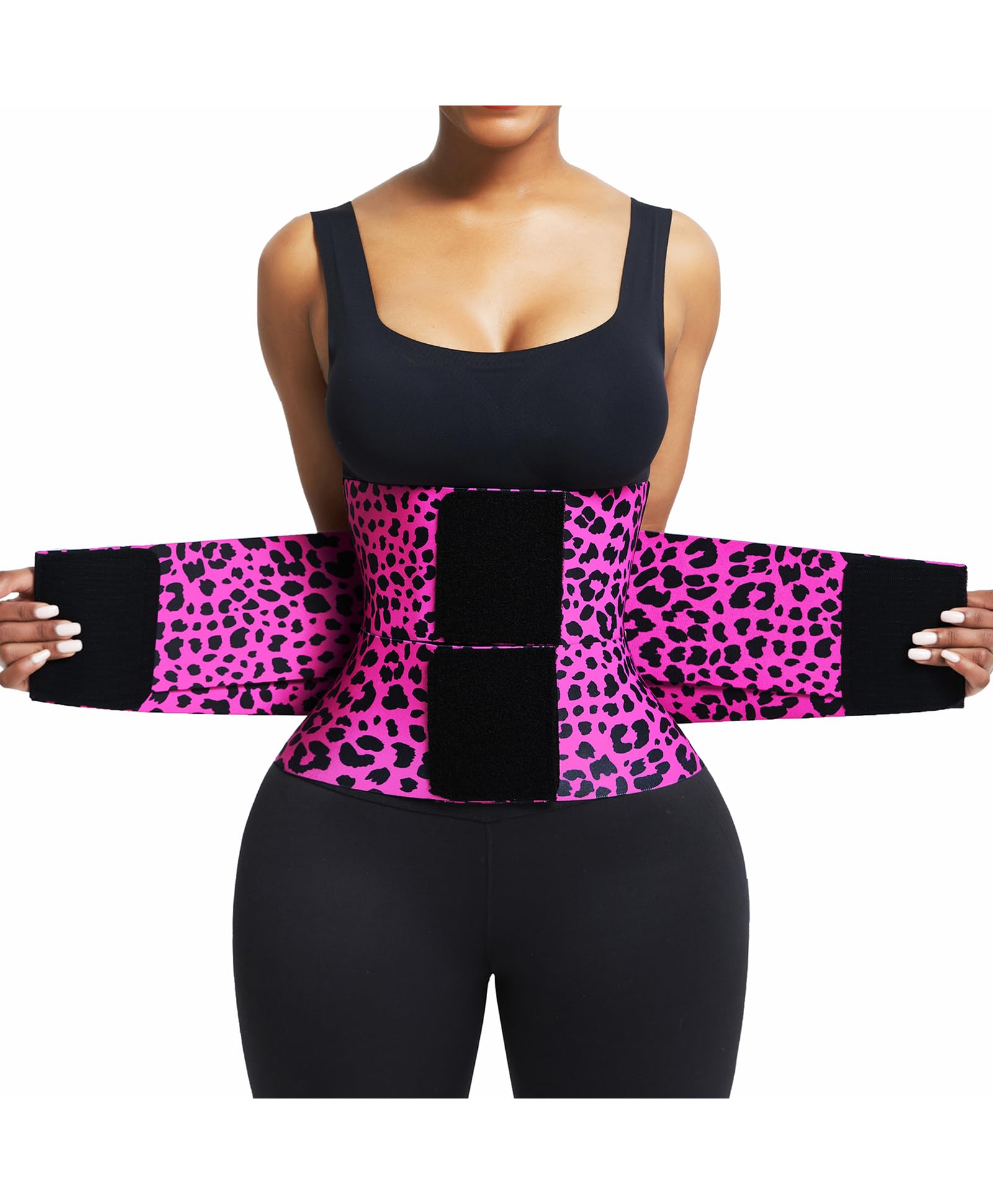 FeelinGirl Waist Trainer Belt Waist Cincher Trimmer Ab Belt Tummy Control Body Shaper with Triple Wrap Women and Men - pokemaFeelinGirl Waist Trainer Belt Waist Cincher Trimmer Ab Belt Tummy Control Body Shaper with Triple Wrap Women and Men