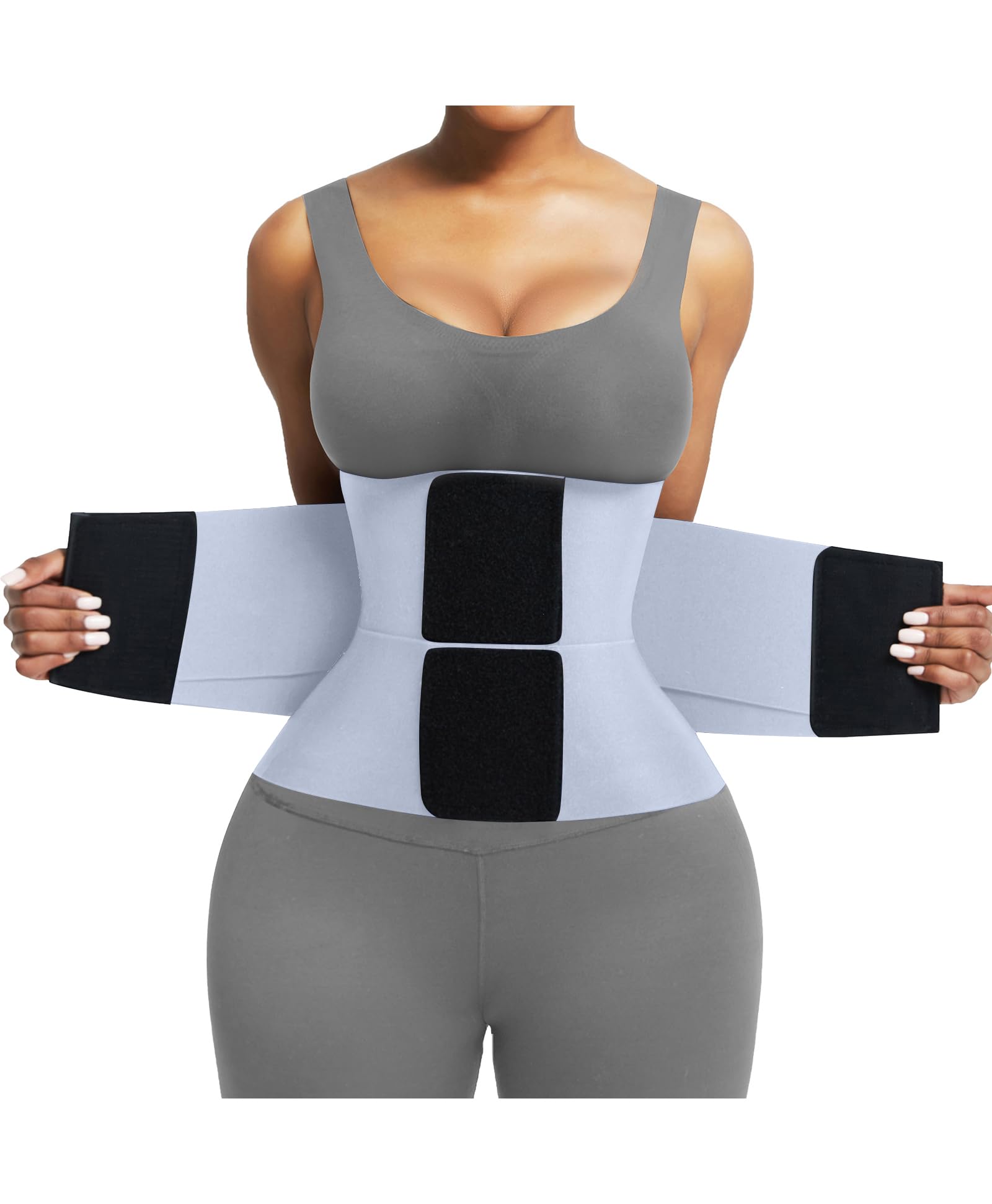 FeelinGirl Waist Trainer Belt Waist Cincher Trimmer Ab Belt Tummy Control Body Shaper with Triple Wrap Women and Men - pokemaFeelinGirl Waist Trainer Belt Waist Cincher Trimmer Ab Belt Tummy Control Body Shaper with Triple Wrap Women and Men