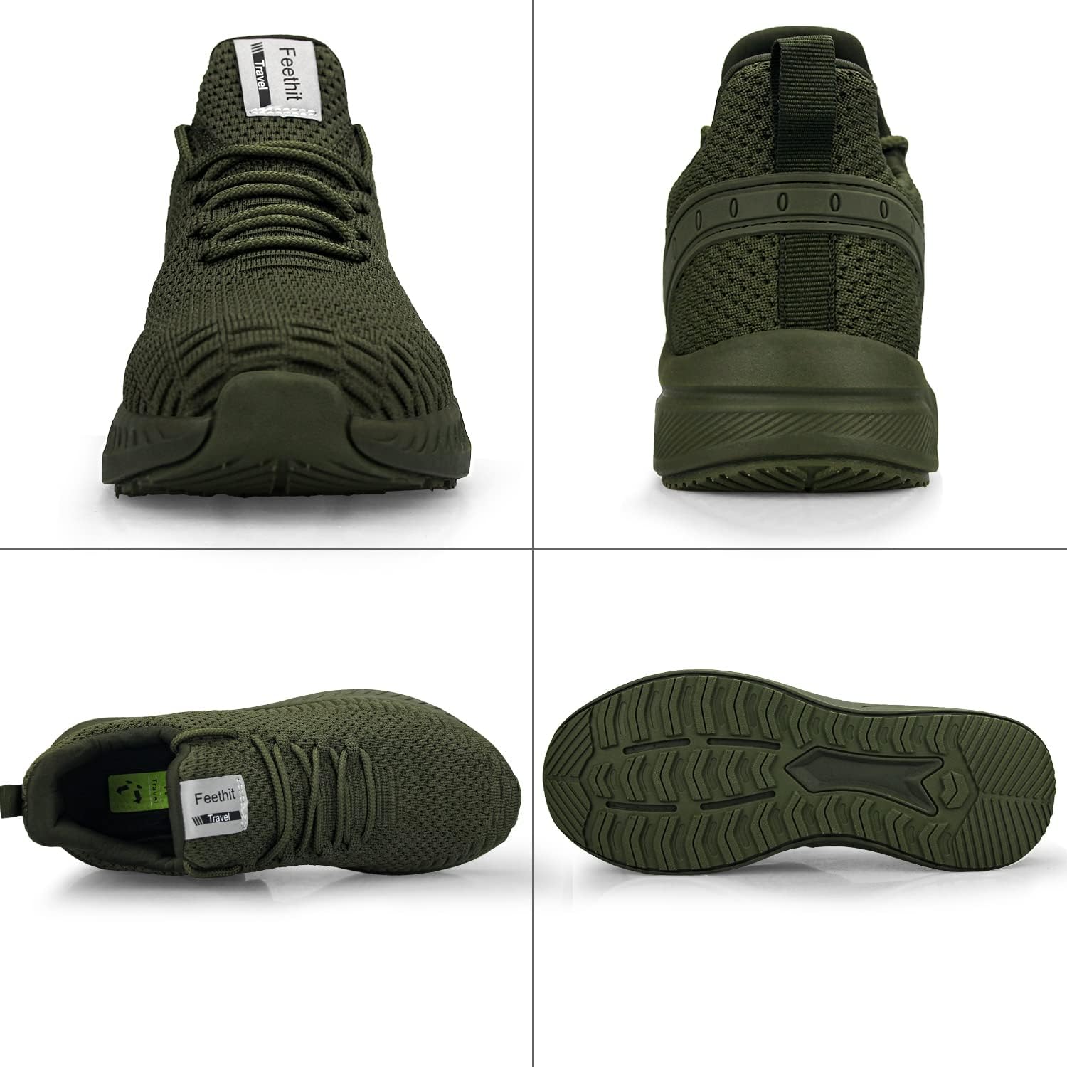 Feethit Chaussures de marche à enfiler pour homme - Chaussures de course antidérapantes - Chaussures de tennis légères et respirantes - Chaussures d’entraînement confortables - Chaussures de sport - pokemaFeethit Chaussures de marche à enfiler pour homme - Chaussures de course antidérapantes - Chaussures de tennis légères et respirantes - Chaussures d’entraînement confortables - Chaussures de sport