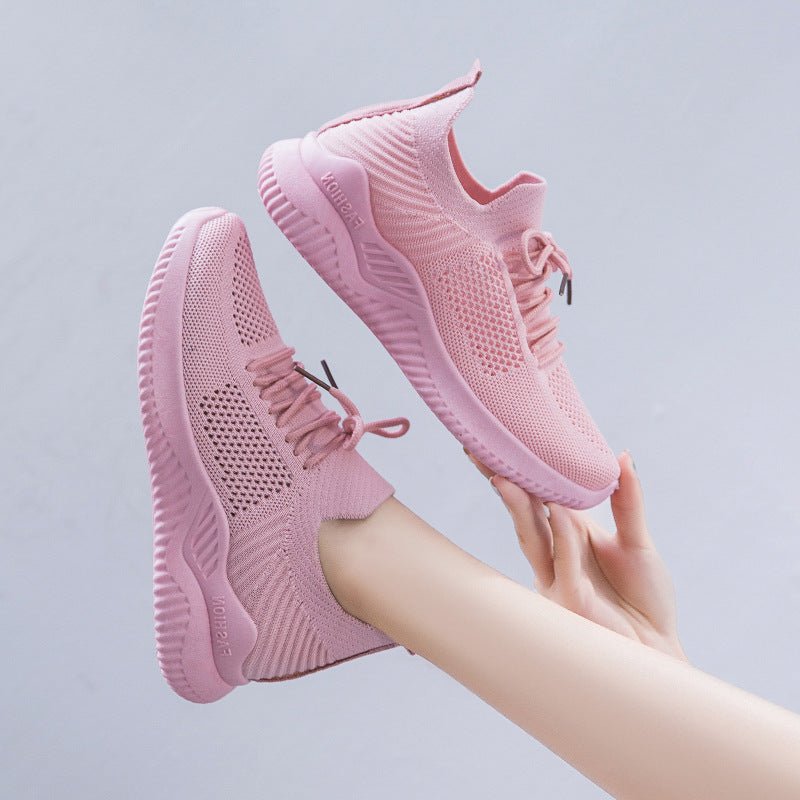 Flying Woven Mesh Spring And Summer New All-match Transparent Sneakers - pokemaffef3b89efb582d3748926513552bdf3