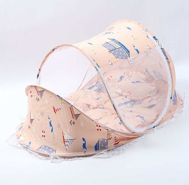 Foldable Baby Bed Net With Pillow Net 2pieces Set - pokemac40ff83b6559ca7c4a3e2a224466c0c8