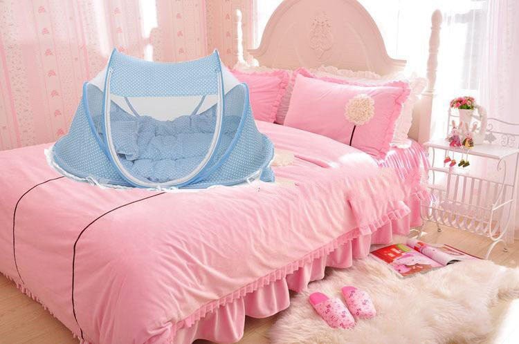 Foldable Baby Bed Net With Pillow Net 2pieces Set - pokema8ddd37c51c0b0a9c6bbf96f2666b4462