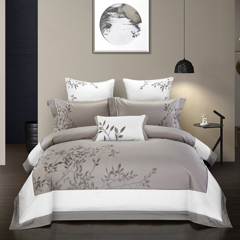 Four-piece cotton embroidery embroidery home textile - pokema3439c525daf9bb145b1b98c796e793be