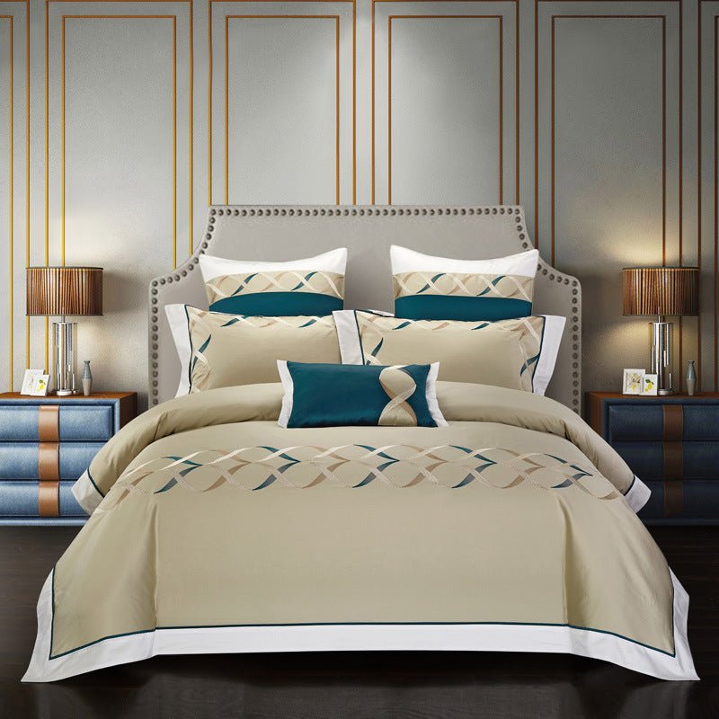 Four-piece cotton embroidery embroidery home textile - pokema98b0bbb5d352fa9e266f077aecefa19e
