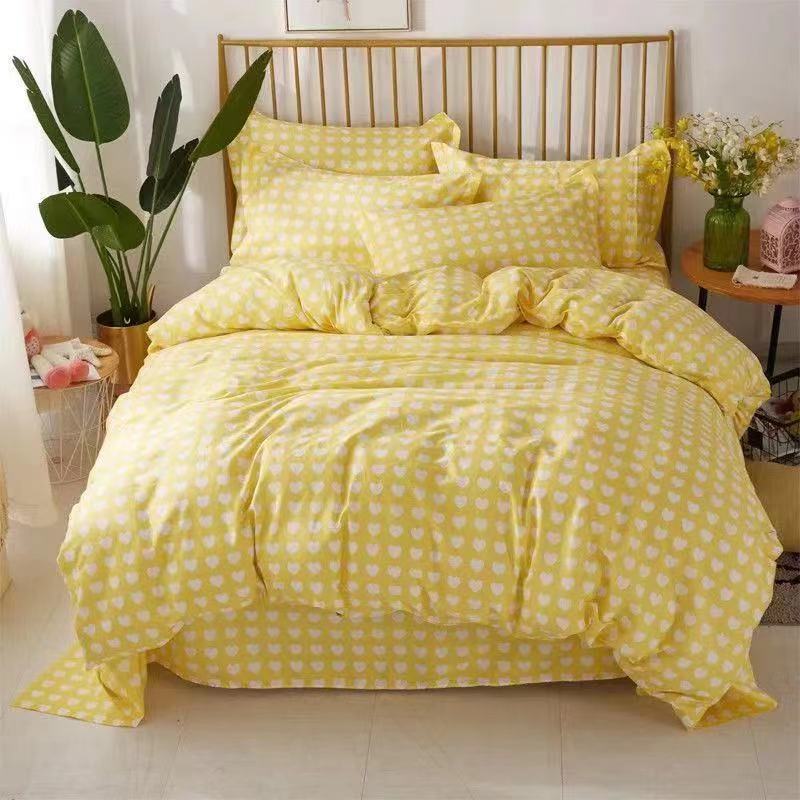 Four-piece Set Duvet Cover One-piece Single Double Thick Bed Sheet Three-piece Set - pokema4b9cd68dafbd8fdc07c43844460ba0f9